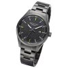 Regent Herren Armbanduhr Analog Titanarmband dunkelgrau URBA761