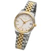 Regent Damenuhr Edelstahl-Armbanduhr Analog Metallarmband silber gold URBA876