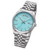 Regent Herrenuhr Edelstahl-Armbanduhr Analog Metallarmband URBA880