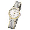 Regent Damen-Armbanduhr Quarz-Uhr Edelstahl-Armband silber gold URF1019