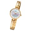 Regent Damen Armbanduhr Analog F-1149 Quarz-Uhr Metall gold URF1149