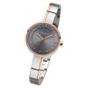 Regent Damen Armbanduhr Analog F-1151 Quarz-Uhr Metall silber rosegold URF1151