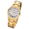 Regent Herren Armbanduhr Analog Metallarmband gold URF1277
