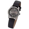 Regent Damen Armbanduhr Analog Lederarmband schwarz URF1314