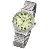 Regent Herren Armbanduhr Analog Edelstahlarmband silber URF1348