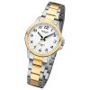 Regent Damen Armbanduhr Analog Metallarmband silber gold URF1460
