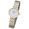 Regent Damen Armbanduhr Analog Metallarmband silber gold URF1486