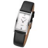 Regent Damen Armbanduhr Analog Lederarmband schwarz URF1507