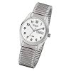 Regent Herren-Armbanduhr Mineralglas Quarz Edelstahl silber URF292