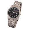 Regent Herren-Armbanduhr Mineralglas Quarz Titan silber grau URF841