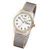 Regent Herren-Armbanduhr F-880 Quarz-Uhr Stahl-Armband silber gold URF880