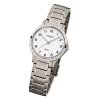 Regent Damen-Armbanduhr Titan Saphirglas Quarz silber wei Uhr URF901