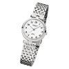 Regent Damen-Armbanduhr F-908 Quarz-Uhr Stahl-Armband silber URF908