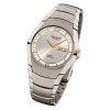 Regent Herren-Armbanduhr F-928 Quarz-Uhr Titan-Armband silber grau URF928