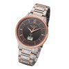 Regent Funkuhr Analog Digital FR-252 Funk-Uhr Titan silber rosegold URFR252