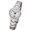 Regent Damen Funkuhr Analog-Digital FR-260 Funk-Uhr Metall silber URFR260