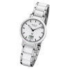 Regent Funkuhr Analog Digital FR-264 Funk-Uhr Metall wei silber URFR264