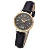 Regent Damen Funkuhr Analog-Digital Lederarmband schwarz URFR283