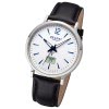 Regent Herren Funkuhr Analog-Digital Lederarmband schwarz URFR286