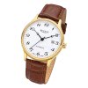 Regent Herren Armbanduhr Analog GM-2115 Automatik Lederband braun URGM2115