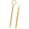 Regent Damen Herren Taschenuhr Kette Rundpanzer 5mm vergoldet vernickelt URP046
