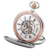 Regent Herren Taschenuhr Analog Gehuse silber rosegold URP702