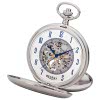 Regent Herren Taschenuhr Analog Gehuse silber URP705