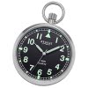Regent Herren Taschenuhr Analog Gehuse silber URP771