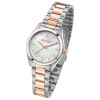 Sector Damen Armbanduhr Analog Edelstahlband silber ros USE53578508