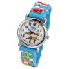Tee-Wee Kinderuhr trkis Flugzeuge 3D Kautschukband Kinder Uhren UW348T