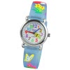 Tee-Wee Kinderuhr trkis Wiese 3D Kautschukband Kinder Uhren UW434T