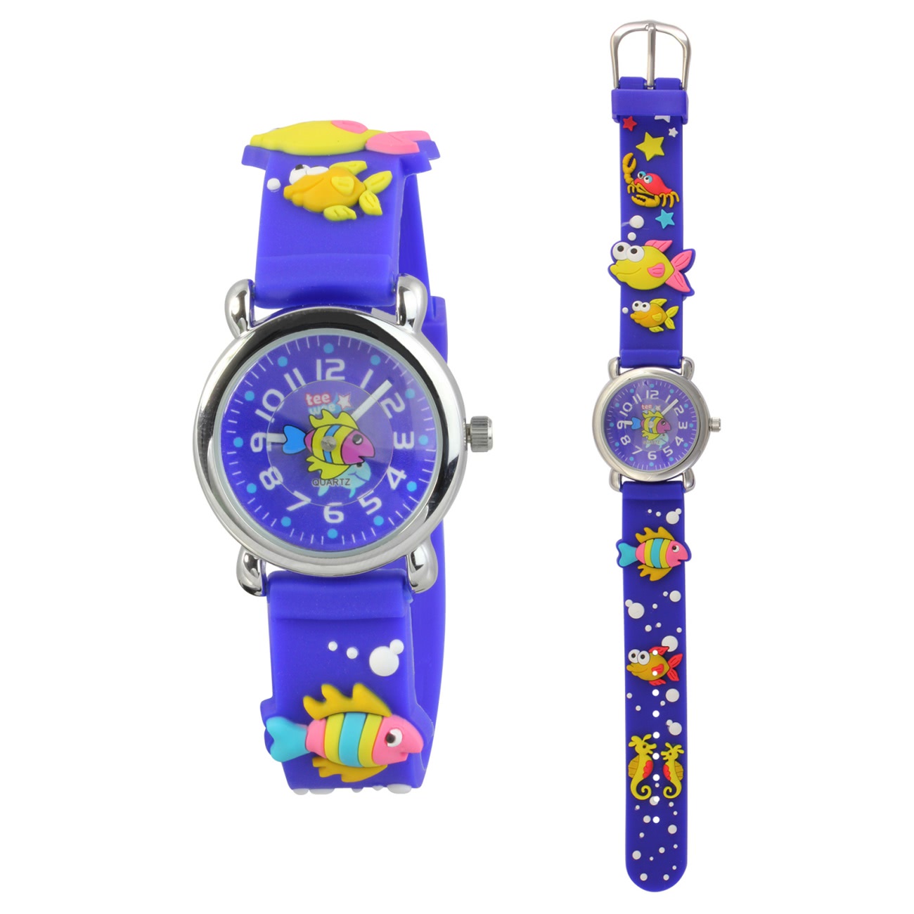 Tee-Wee Enfants Montre 27mm Analogue Fille Motifs Bracelet Coloré Caoutchouc - Bild 13 von 16