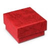 SD Schmuckschachtel rot Geschenk- Verpackung 40x40x25mm Etui - Silber Dream Charms - VE3042R