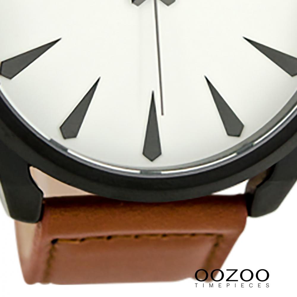 Leder Uhr braun Analog Herren Timepieces eBay Oozoo Armband UOC8226 | Quarzuhr C8226