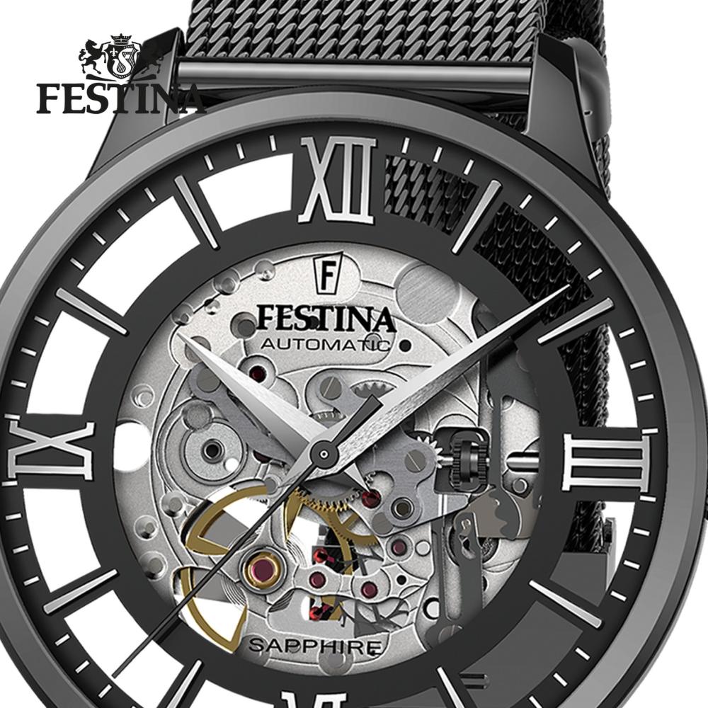 RELOJ DE HOMBRE FESTINA AUTOMATIC SKELETON F20535/4 CON ESFERA NEGRA RELOJ DE HOMBRE FESTINA AUTOMATIC SKELETON F20535/4 CON ESFERA NEGRA