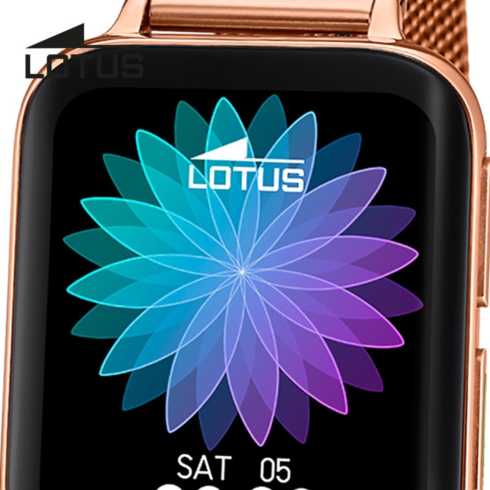 Lotus Damenuhr Edelstahl Silikon roségold Multifunktion Armbanduhr