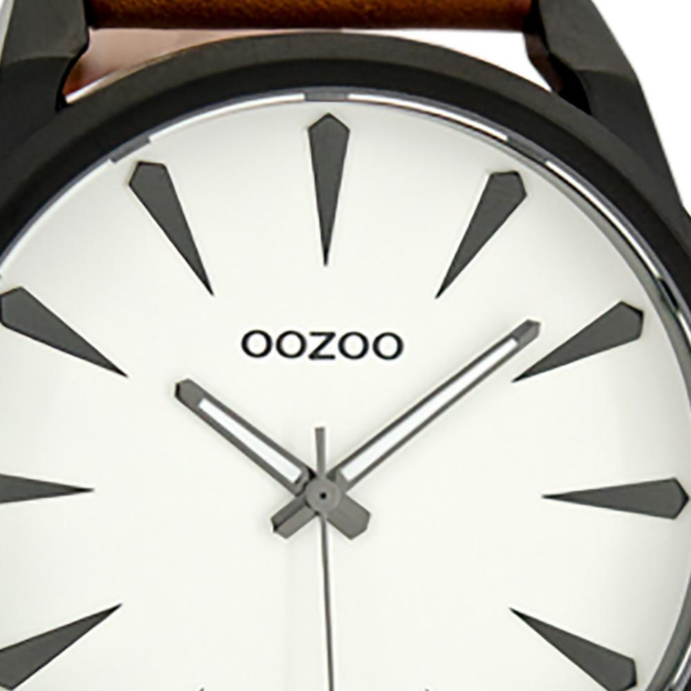 Oozoo Leder Herren Uhr C8226 Analog Quarzuhr Armband braun Timepieces  UOC8226 | eBay