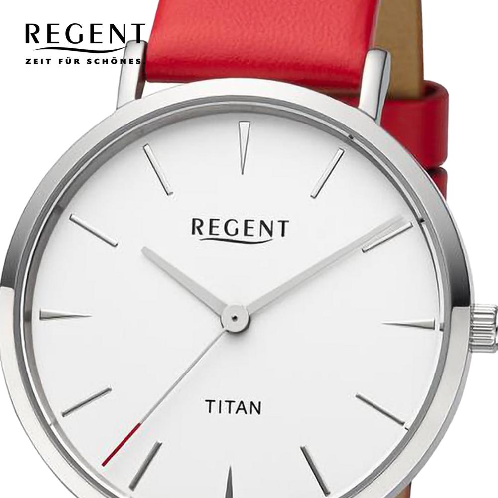 Regent Uhren Damenuhren Silber Mit Lederarmband Regent Uhr Mit