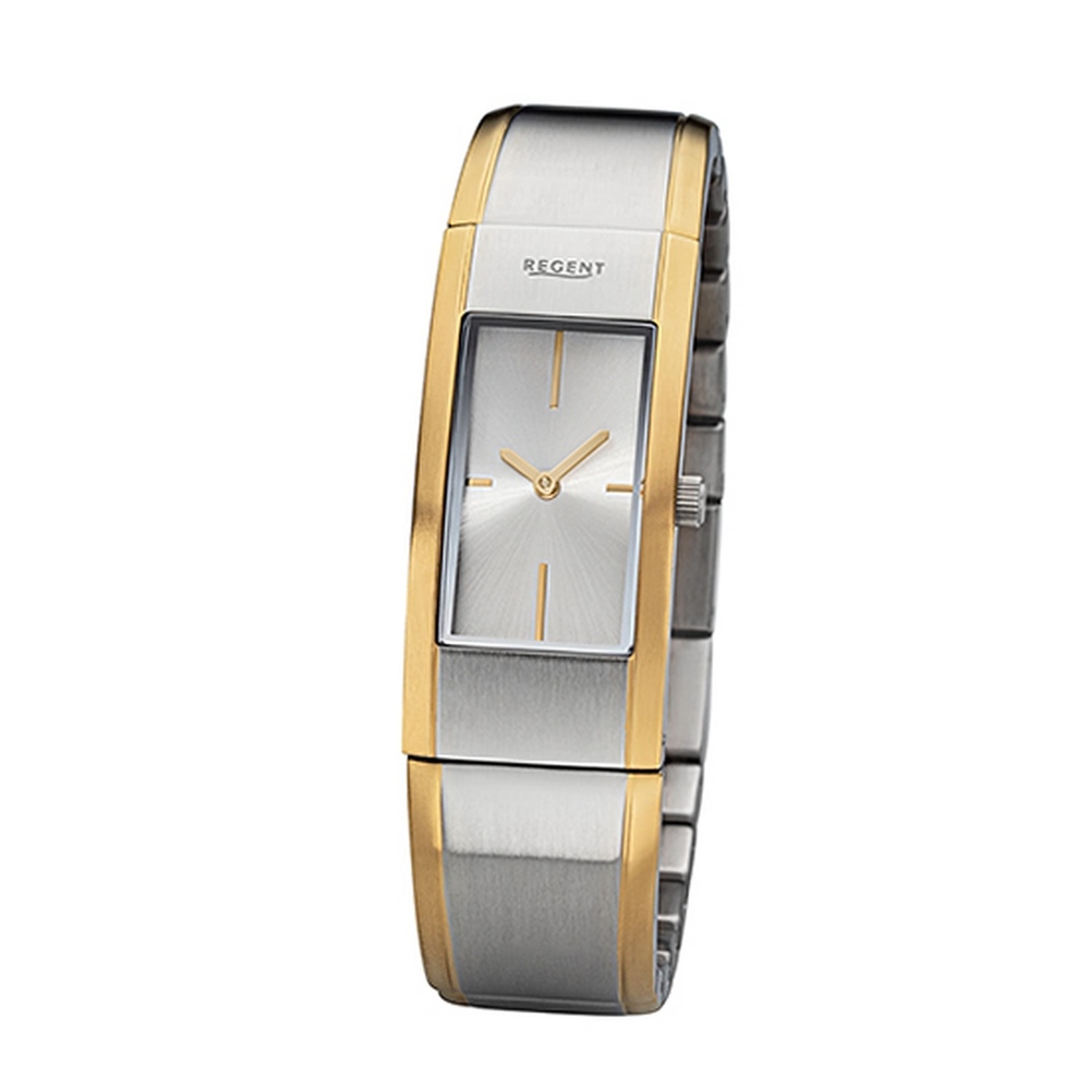 Regent Damen Uhr GM-2103 Metallband Armbanduhr Metallarmband