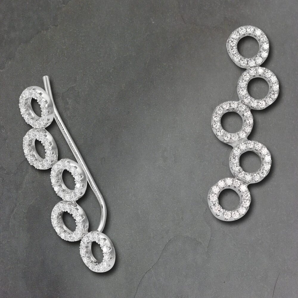 SilberDream Ear Cuff Sternenschweif – Ohrklemme Mit Zirkonia 925 Silber GSO418W