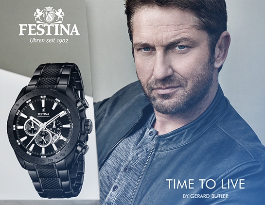 Festina Gerard Butler Werbe Kampagne