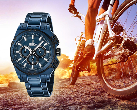 Radsport und Uhren - Chrono Bike von Festina