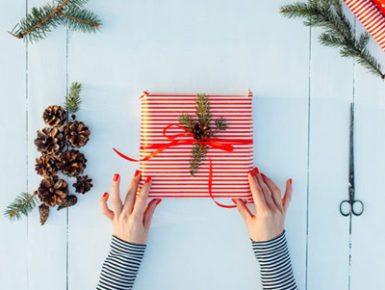 Weihnachtsgeschenke hübsch verpacken