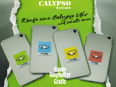 Uhren von Calypso - mit gratis Handyhalterung!